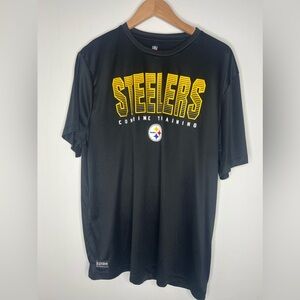 New Era NFL Pittsburgh Steelers Combine Training Shirt Mens Size XL Black Yellow
